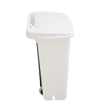 Irmãos Brant - LIXEIRA 100LT BRANCA C/PEDAL BRALIMPIA REFORCADO