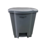 Irmãos Brant - LIXEIRA 35LT CINZA C/PEDAL PERFECT REFORCADA