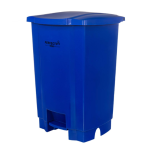 Irmãos Brant - LIXEIRA 50LT AZUL C/PEDAL PERFECT REFORCADA