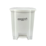 Irmãos Brant - LIXEIRA 50LT BRANCA C/PEDAL PERFECT REFORCADA