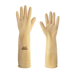 Irmãos Brant - LUVA LATEX RANHURADA CANO LONGO G (9) COR NATURAL CA 15.100 VOLK