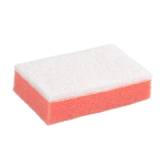 Irmãos Brant - ESPONJA DUPLA FACE BRANCA/ROSA 110X75MM