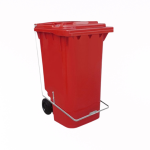 Irmãos Brant - CONTEINER 120L C/PEDAL VERMELHO