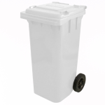 Irmãos Brant - CONTEINER 120L COM RODAS BRANCO BRALIMPIA