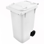 Irmãos Brant - CONTEINER COM RODAS 240LT BRANCO BRALIMPIA