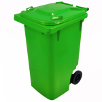 Irmãos Brant - CONTEINER COM RODAS 240LT VERDE BRALIMPIA