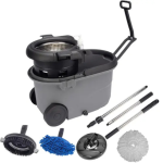 Irmãos Brant - BALDE CESTO INOX+ESFREGAO MOP UMIDO MOVE
