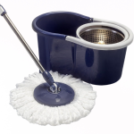 Irmãos Brant - BALDE CESTO INOX+ESFREGAO MOP UMIDO TORNADO