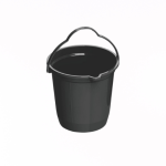 Irmãos Brant - BALDE PLASTICO 06L PRETO C/BICO ERCAPLAST