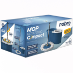 Irmãos Brant - BALDE+ESFREGAO MOP UMIDO 9L AZUL CESTO PLASTICO COMPACT