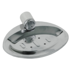 Irmãos Brant - SABONETEIRA INOX C/FURO OVAL PRINOX