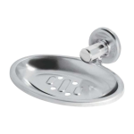 Irmãos Brant - SABONETEIRA INOX C/FURO OVAL SANTA CLARA