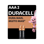Irmãos Brant - PILHA ALCALINA AAA PALITO DURACELL C/2