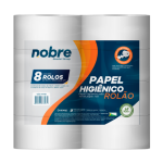 Irmãos Brant - PAPEL HIG ROLAO 8X300MT 100% CELULOSE NOBRE