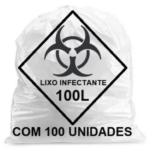 Irmãos Brant - SACO LIXO 100LT INFECTANTE C/100 LUBRI