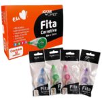 Irmãos Brant - E CORRETIVO FITA 5MMX6MT JOCAR CORES SORTIDAS